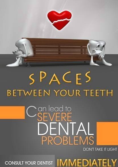 effects of spaces between teeth