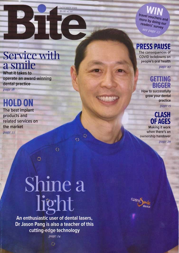 Dr Jason Pang in Bite Magazine